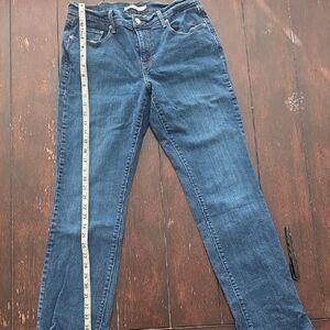 Stylish Blue Straight Leg Women's Jeans